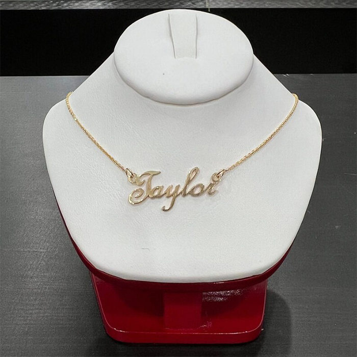 14K Yellow Gold Name Necklace