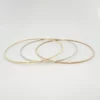 14K Solid Gold 1.50 mm Round Wire 4 to 5.5 grams Stacking Bangle Bracelet2