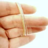 14K Solid Gold Double Twisted Wire Stacking Bangle Bracelet3