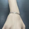 Paperclip Link Interlocking Stacking Bracelet 1