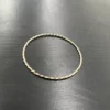 Twisted Round Wire Stacking Bangle Bracelet